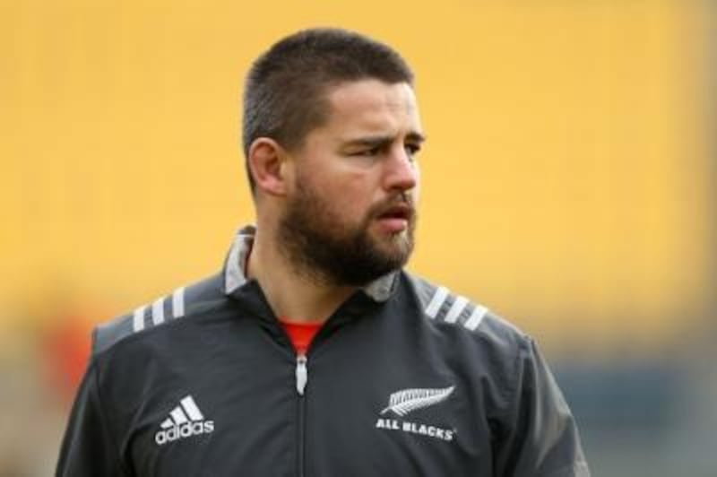 WELLINGTON, NEW ZEALAND - JUNE 30:  Dane Coles looks on during the New Zealand All Blacks Captain's Run at Westpac Stadium on June 30, 2017 in Wellington, New Zealand.  (Photo by Hagen Hopkins/Getty Images)