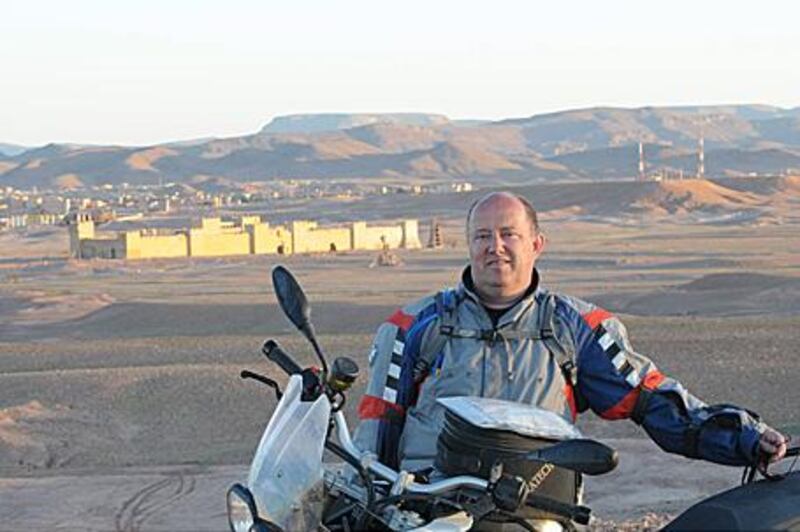 Hendrik von Kuenheim of BMW outside Ouarzazate.