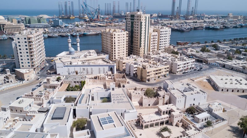 An aerial view of the Sharjah Art Foundation, which will host a new artists' book fair next month.