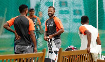 Cricket - India Nets - Edgbaston, Birmingham, Britain - July 30, 2018   India's Shikhar Dhawan during nets   Action Images via Reuters/Andrew Boyers