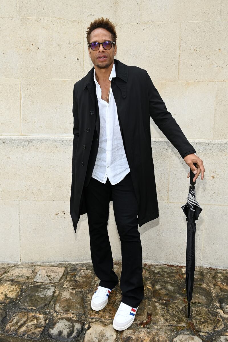 US actor Gary Dourdan attends the Hermes show. Getty Images