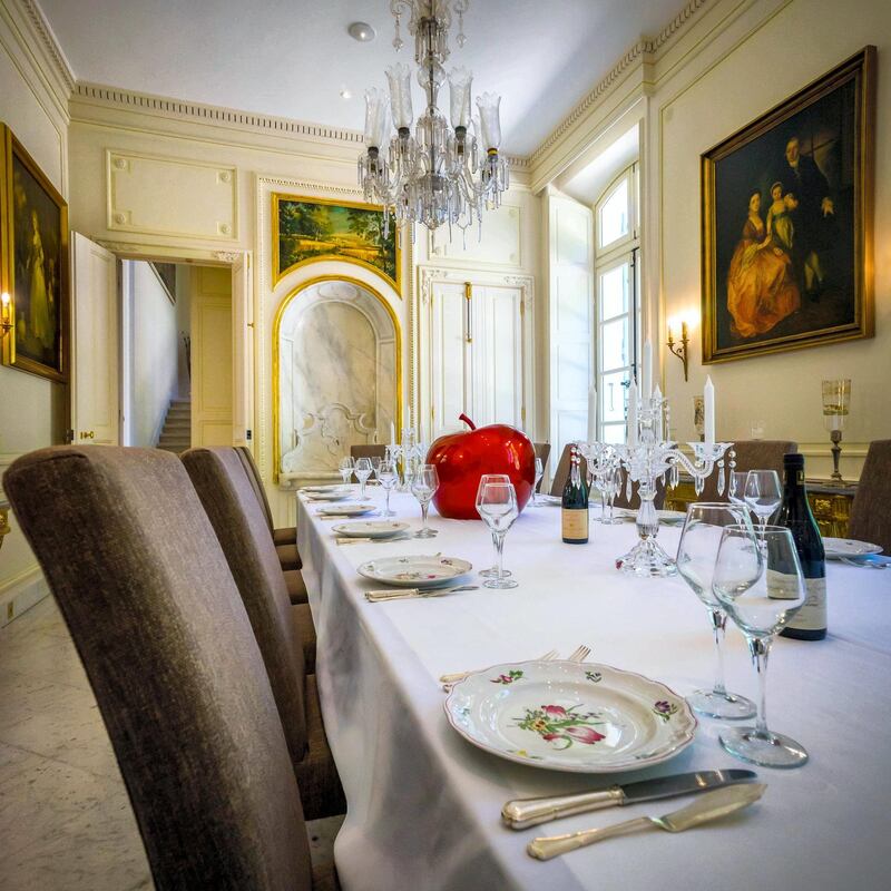 The dining room. Courtesy Chateau De Tourreau