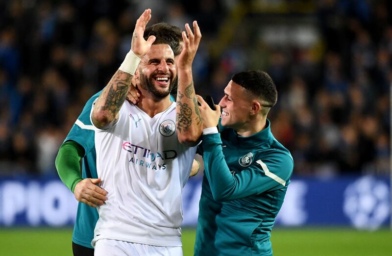 Kyle Walker – 7. Always happy to overlap on the wing but his goal came from some excellent movement, when he ran through the centre and slotted home De Bruyne’s pass. AFP