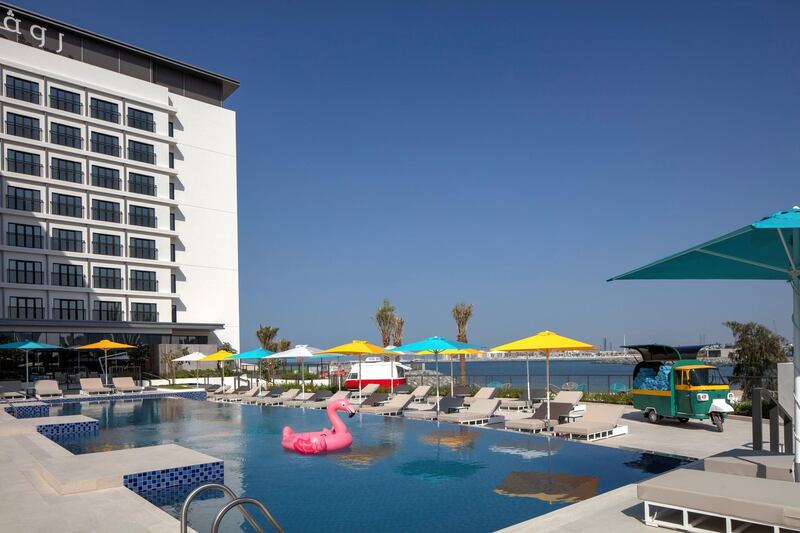 Dubai's Rove La Mer Beach hotel rates start from Dh299. Courtesy Rove Hotels / Gerry O'Leary