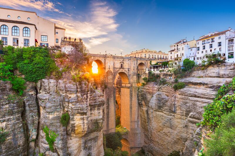 Ronda is a mountaintop city in Spain’s Malaga province