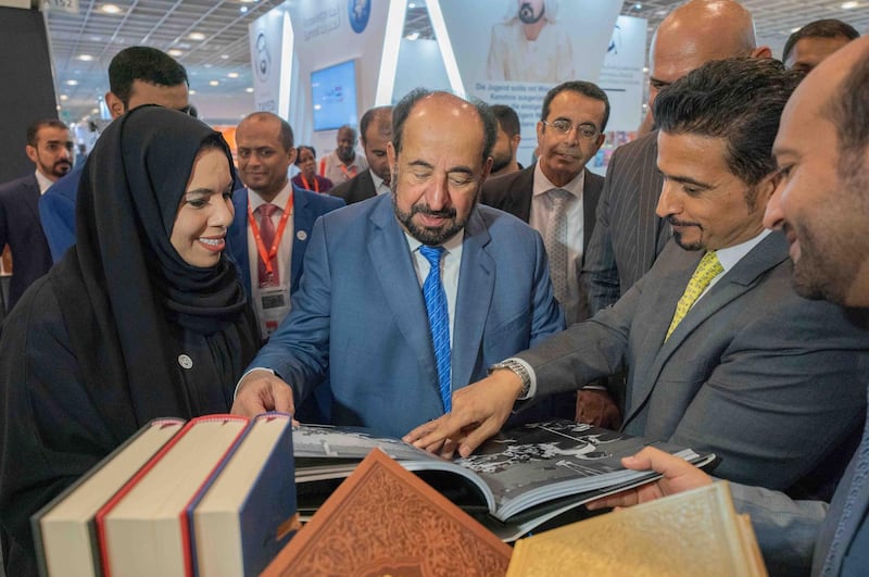 Sheikh Dr. Sultan bin Muhammad Al Qasimi, Ruler of Sharjah, visited the Frankfurt Book Fair 2018.  Sharjah Media Corporation