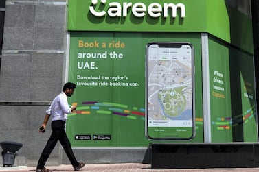UAE-based Careem was sold to its US rival Uber for $3.1 billion in 2019. Bloomberg    