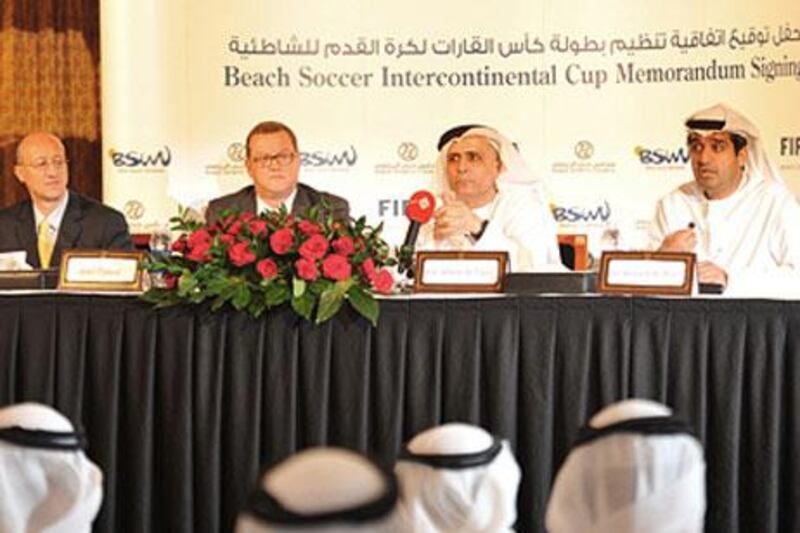 Organisers of the Dubai-hosted Intercontinental Cup and principals of the Beach Soccer Worldwide agreed to terms that will keep the tournament in Dubai for the next five years.