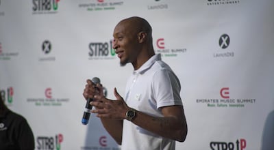 Albert M Carter says the Emirates Music Summit aims to push the local music scene forward. Courtesy Str8 Up Entertainment