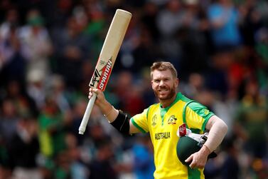 David Warner scored the 16th century of his one-day international career Australia beat Bangladesh on Thursday. Andrew Boyers / Reuters