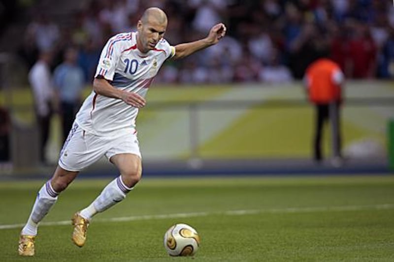 Zinedine Zidane, the former France midfielder, showed steel-like nerves to score a memorable goal against Italy.