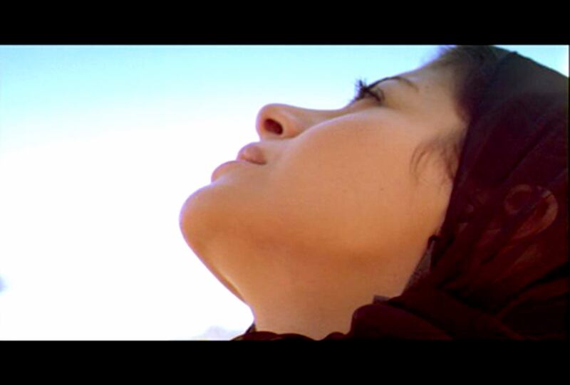 Ascene from Youssef’s film, Marjoun and the Flying Headscarf. JSusan Youssef

