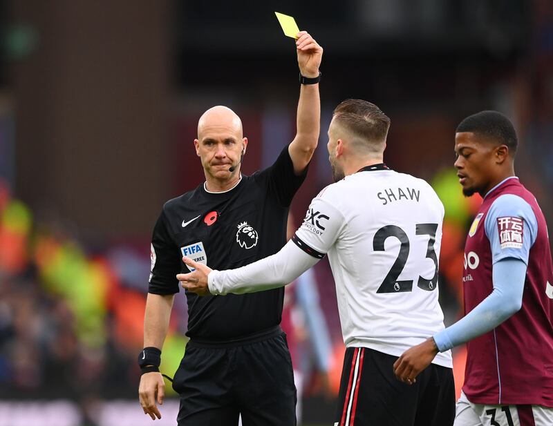 Luke Shaw - 5 Booked after 9 as United started with a struggle. Gave the free kick up which Digne scored from. Fortuitous as his 45th minute shot was deflected in. Brought off. PA
