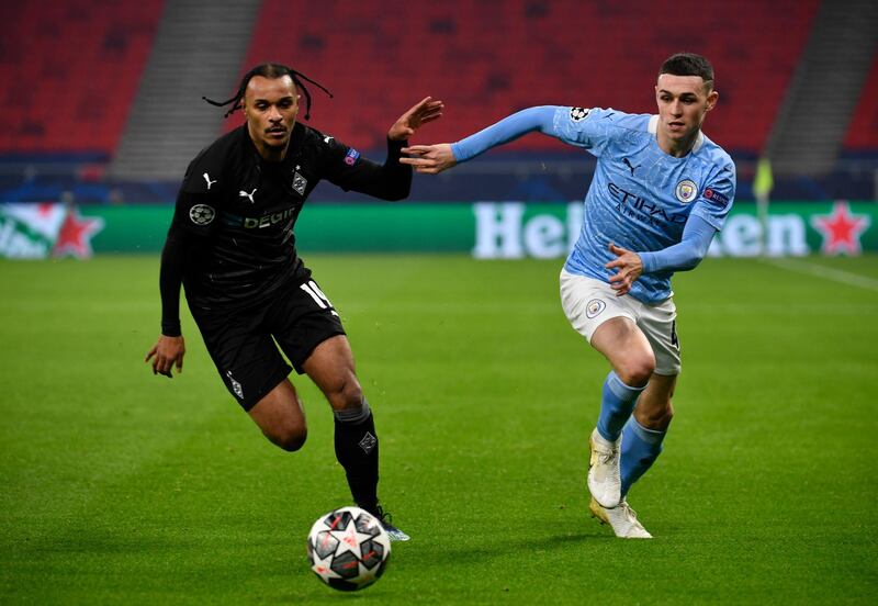 Phil Foden, 7 - Linked up well with Bernardo Silva in the game’s opening minutes as City dominated play on the left side before he switched to the right. Was able to move possession around comfortably as City controlled possession. PA