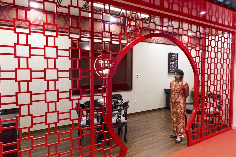 Dubai, UAE - September 12, 2017 - The stunning interiors and facilities at the opening of Middle East's first Chinese Visa Application Centre - Navin Khianey for The National