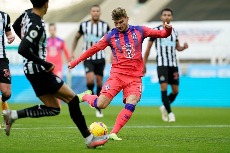 Timo Werner – 7. May have fluffed a handful of chances but made amends with a driving run and assist to create Chelsea’s second goal. Caused all sorts of problems for the Newcastle defence, who would have been relieved the German didn’t have his shooting boots on at St James’ Park. AFP