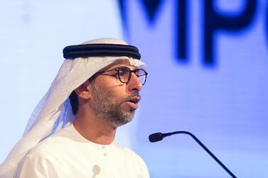 UAE energy minister Suhail Al Mazrouei said US inventories outweighed geopolitical risks in impacting oil prices. Reem Mohammed/The National