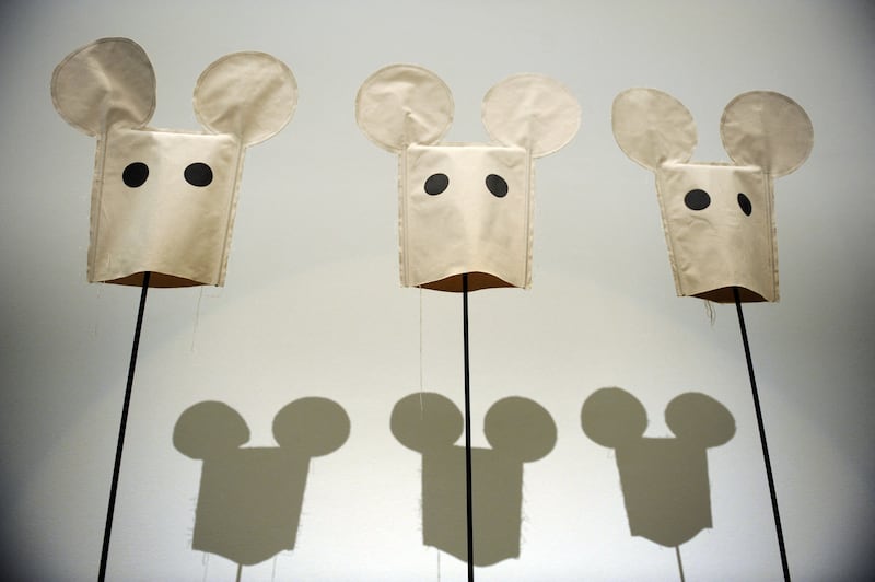'Moveyhouse Masks' by Oldenburg. AFP