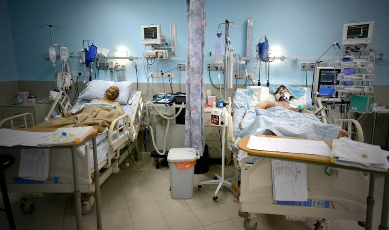 The hospital is considered a referral hospital, receiving patients from all over Palestine – the West Bank and the Gaza Strip. Photo: Getty Images