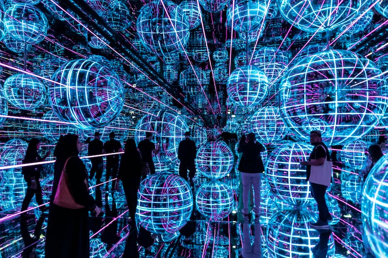 The park utilises lights, sounds, as well as mirrors to create an otherworldly experience for visitors