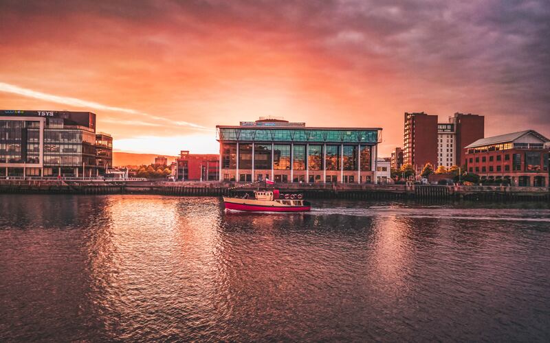 10. Belfast on the River Lagan has been ranked in the world's top 10 sustainable cities. Photo: Unsplash / K Mitch Hodge