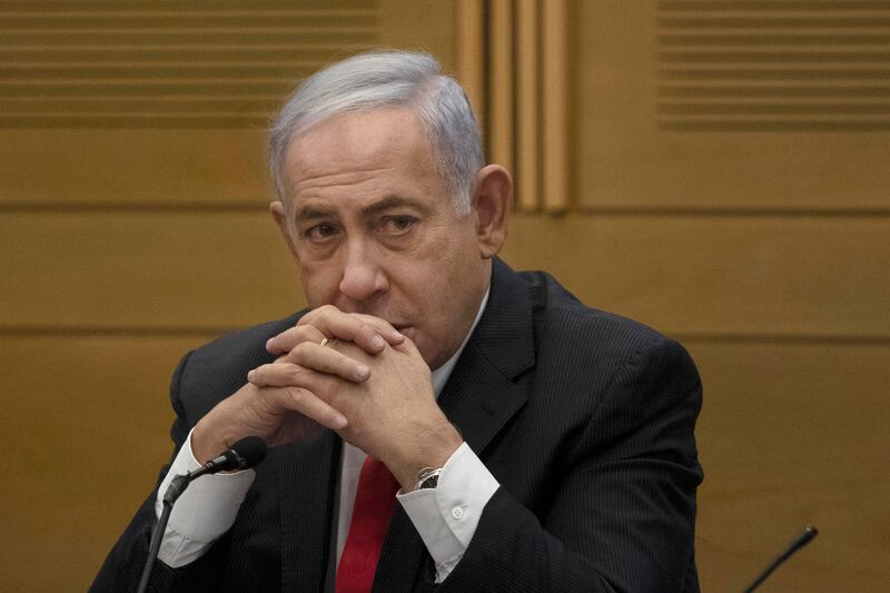 Benjamin Netanyahu lost power in June after 12 years as prime minister and is now opposition leader. AP