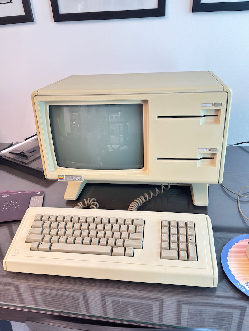 The Apple Lisa, which predates the Macintosh. The National