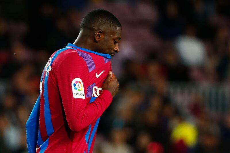 Barcelona's Ousmane Dembele. AP Photo 