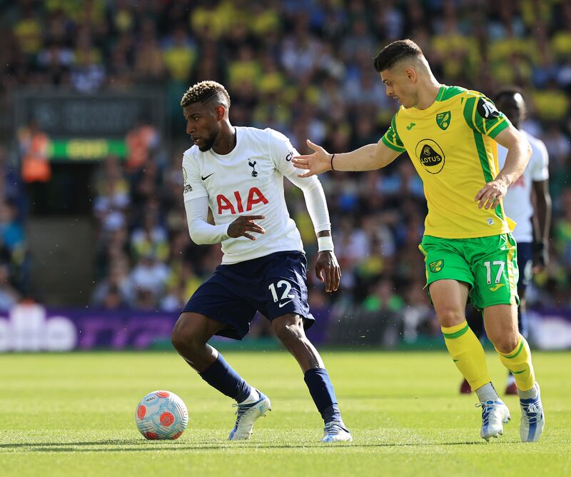 Emerson Royal - 7. Stretched play down the right flank to create space for Spurs’ more central forwards, and Norwich were often too slow to close him down during counter-attacks. Getty