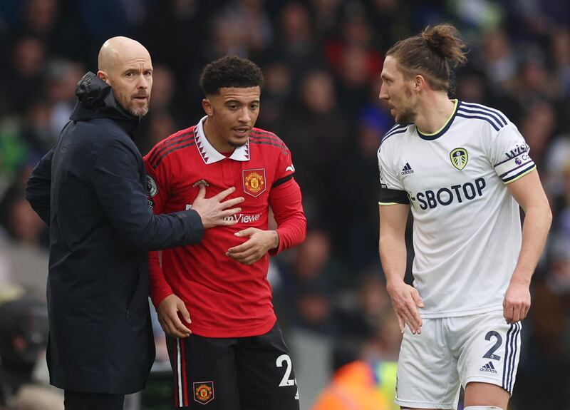 Jadon Sancho, 6 - Started for the first time since October and, like Wednesday when he came on, heavily tackled from the start – Firpro was yellow carded for one on 16. Set up Fernandes soon after.

Action Images 