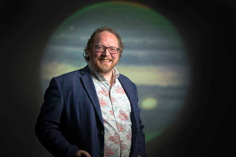 Tom Stallard has been allocated 22 hours on the James Webb telescope to study Jupiter's upper atmosphere. Photo: Simon Veit-Wilson / Northumbria University