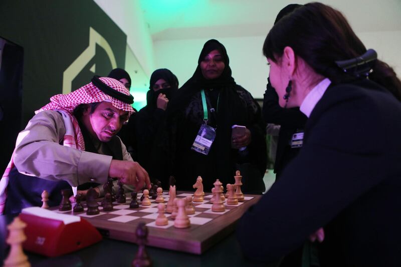 The Fide vice president Israel Gelfer said Saudi Arabia has disregarded a request by seven Israeli players to participate in the world championship taking place from Tuesday until December 30. Salah Malkawi / Getty Images