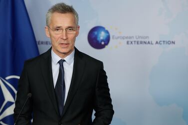 Nato Secretary General Jens Stoltenberg will host the conference with the Kuwaiti Prime Minister. EPA