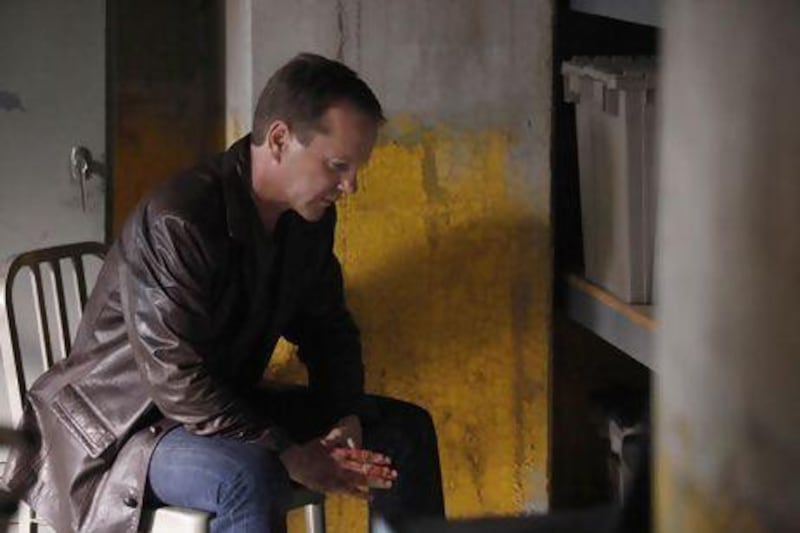 Kiefer Sutherland in a scene from 24. AP