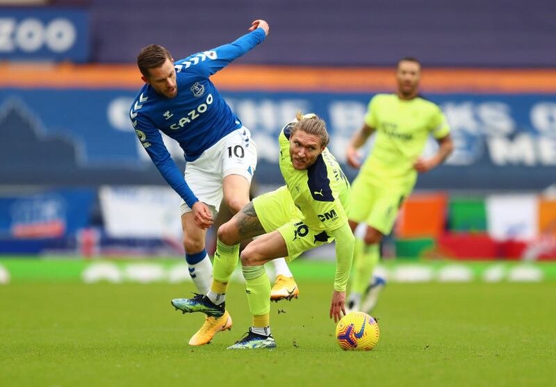 Gylfi Sigurdsson – 5. Not quite sure what the Iceland man brings to this Everton team when not deployed at No 10. An ineffective performance. Reuters