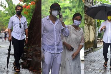 Stars turn out for the funeral of Sushant Singh Rajput