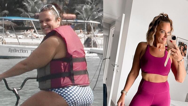 Charlotte Bruce-Alexander started her weight loss journey after her first child was born, but says being left with loose skin made her as if not more insecure. Photo: @farfromfat126 / Instagram
