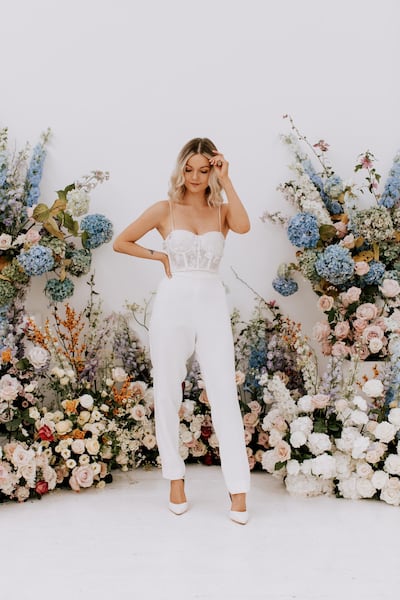Brides in 2021 are looking for wedding day outfits they can wear again and again. From the Civil Wedding range at House of Moirai. Emma Kenny Weddings