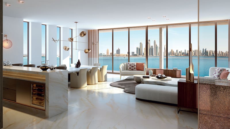 Views of the Dubai Marina skyline from the property are sought after. Photo: LuxuryProperty.com