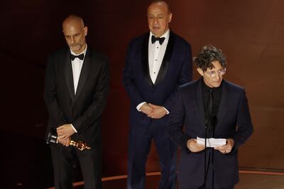 Jonathan Glazer's acceptance speech for Best International Film has continued to reverberate in the weeks since. EPA 