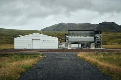Climeworks, a company in Iceland, has a plant named Orca that is described as the world's first large-scale CO2 removal facility. AP
