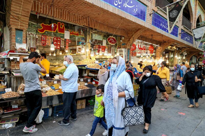 Iran, which has the highest number of Covid-19 cases and deaths in the region, has experienced a decline recently with as vaccination increased. Photo: AFP