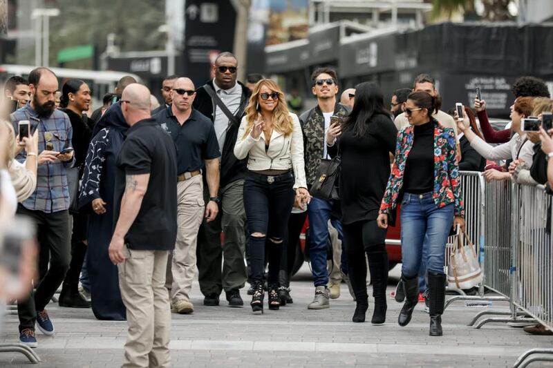 Mariah Carey appears to be enjoying a romantic break in the UAE alongside new boyfriend Bryan Tanaka. Courtesy Katch PR