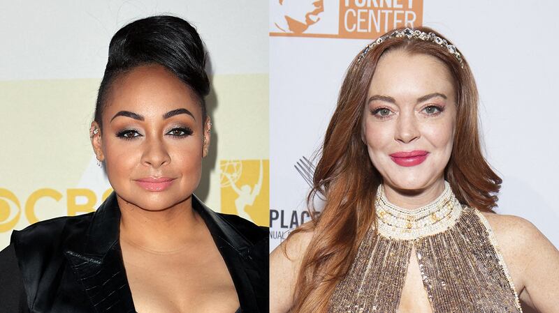 Disney stars Raven-Symone and Lindsay Lohan were flatmates in LA. AFP