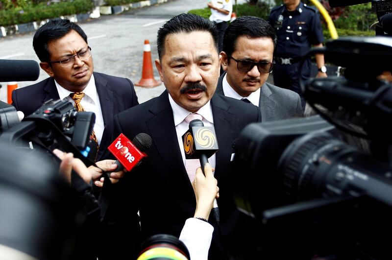 FILE PHOTO: Indonesian ambassador to Malaysia Rusdi Kirana speaks to journalists at the Shah Alam High Court, on the outskirts of Kuala Lumpur, Malaysia October 2, 2017. REUTERS/Lai Seng Sin/File Photo