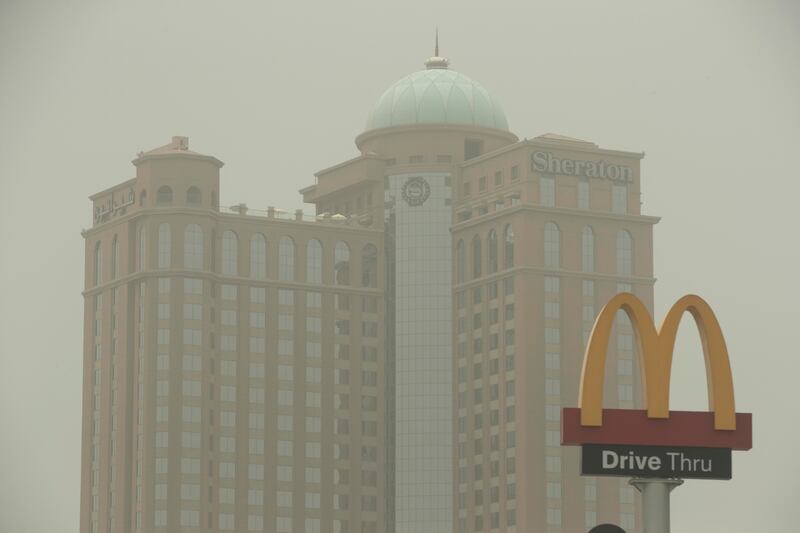 Sand and dust storm in Dubai.
Antonie Robertson / The National
