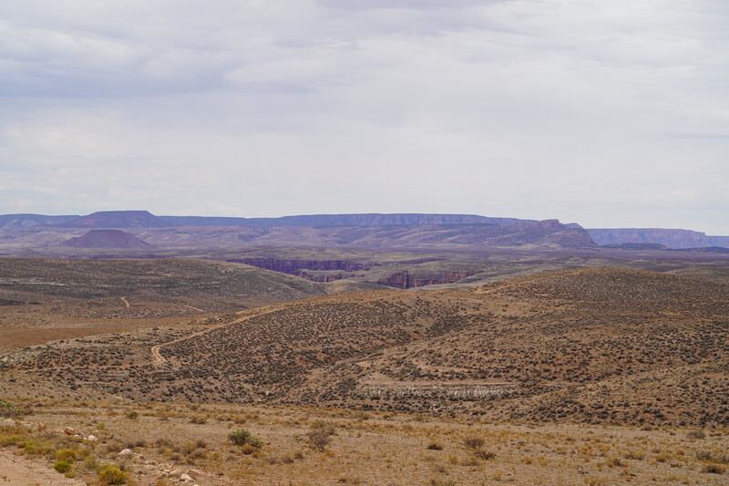 The remote western edge of the Navajo Nation reservation, the largest Native American reservation in the US.