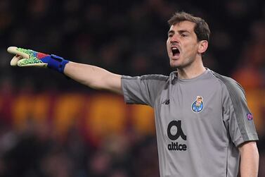 Porto's veteran goalkeeper Iker Casillas has been pretty much ruled out for the rest of the season. Alberto Lingria / Reuters