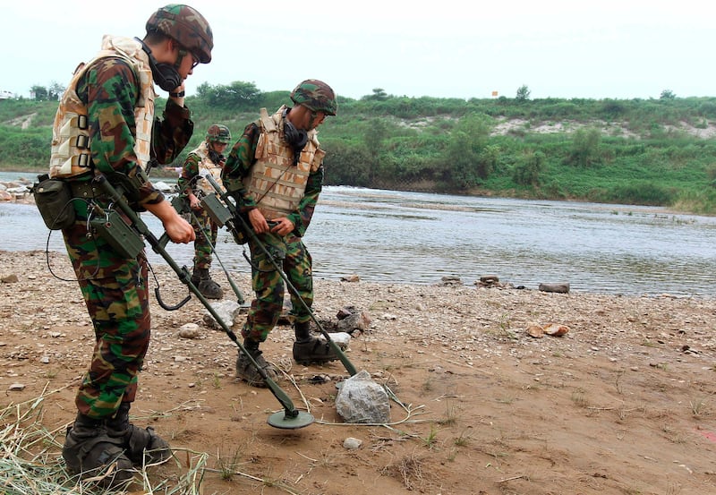 Almost 5,000 people were killed or injured by landmines in 2022, it was found. AP