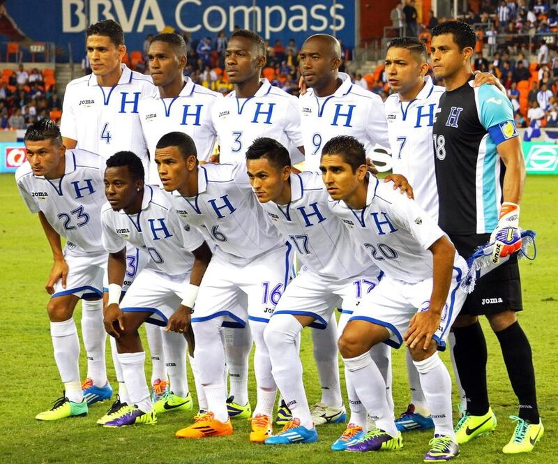 Honduras team photo taken during an international friendly on November 19, 2013. Jorge Campos / EPA